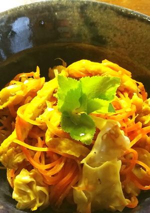 春人参の煮物　-レシピのメイン写真