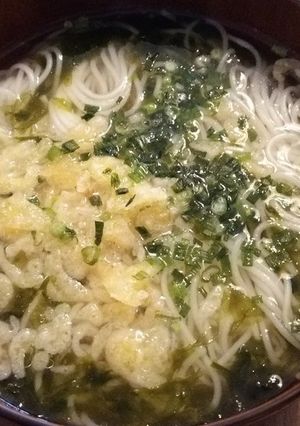 青のり香る　にゅう麺-レシピのメイン写真