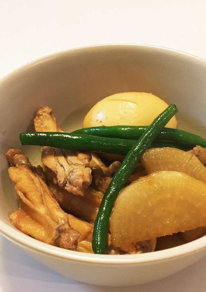 簡単☆手羽たま大根煮-レシピのメイン写真