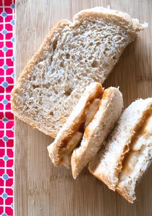 簡単朝食☆きなこクリームバナナサンド-レシピのメイン写真