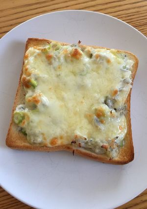 ネギしらすトースト-レシピのメイン写真