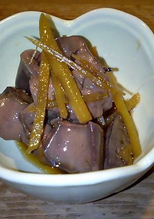 鳥肝の甘辛煮-レシピのメイン写真