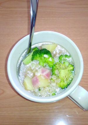 押し麦スープ-レシピのメイン写真