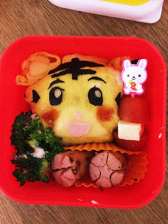 簡単かわいいお弁当☆しまじろうオムライス-レシピのメイン写真
