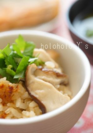 白だしで簡単！しいたけの炊き込みご飯-レシピのメイン写真