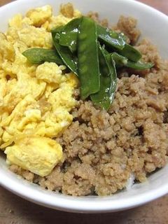 あっという間に~そぼろの2色丼-レシピのメイン写真