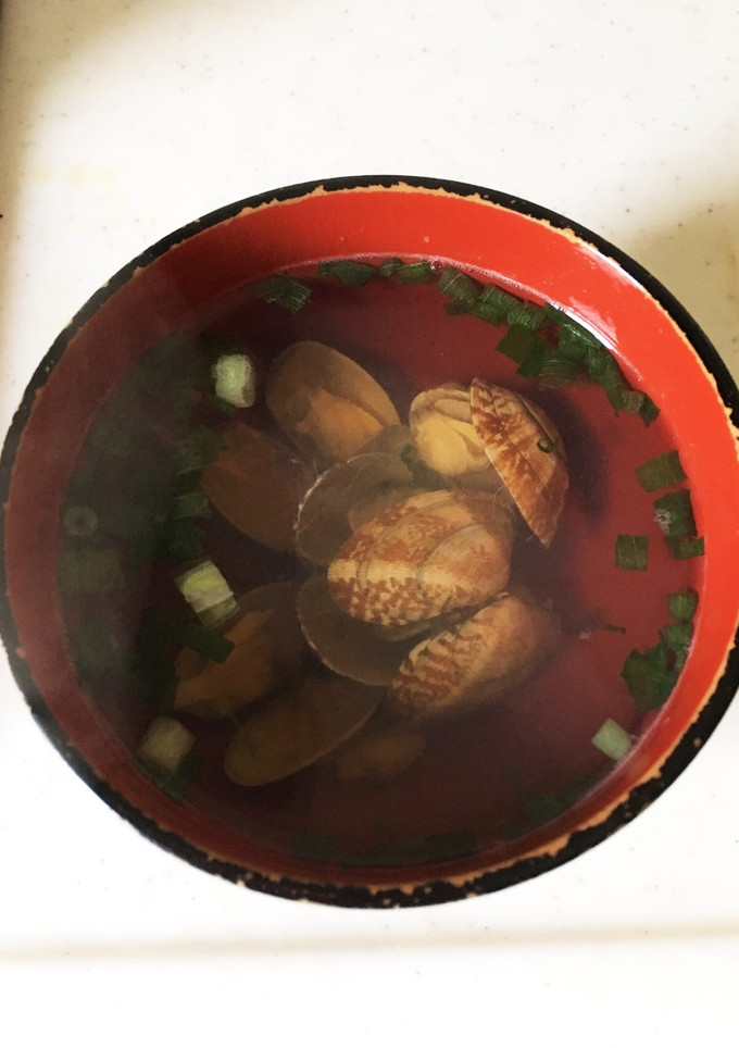 簡単！白だしであさりのお吸い物-レシピのメイン写真