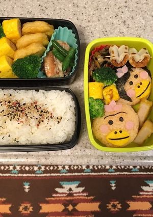 キャラ弁＊はながっぱわんわんうーたん-レシピのメイン写真