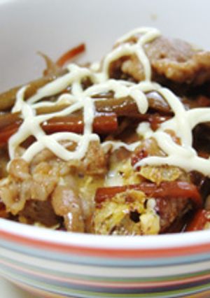 きんぴらごぼう丼☆前日の残りをリメイク-レシピのメイン写真