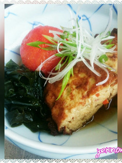 *トマトときんぴらがんもの煮物*-レシピのメイン写真
