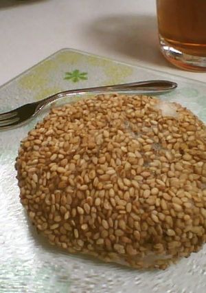 即席!簡単♬なんちゃって胡麻団子-レシピのメイン写真