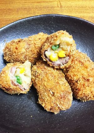肉巻きコロッケ-レシピのメイン写真