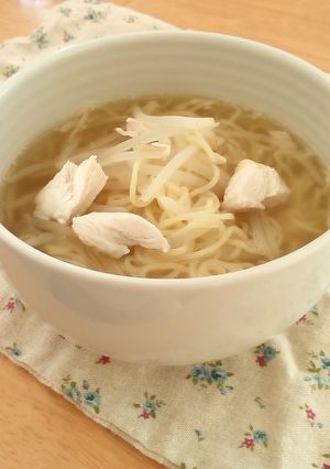さっぱり塩味。すっきり白いラーメン-レシピのメイン写真
