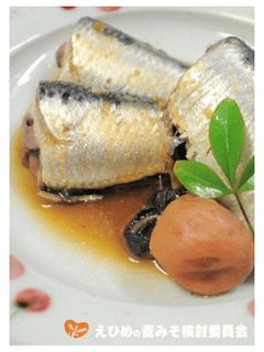 麦味噌で美味しい いわしの味噌梅煮-レシピのメイン写真