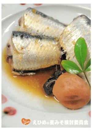 麦味噌で美味しい いわしの味噌梅煮-レシピのメイン写真