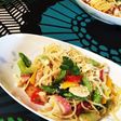タコとアスパラのスパゲティ