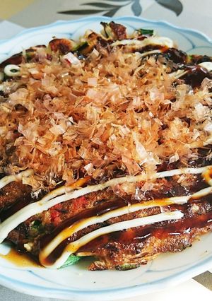 簡単 ダイエットにも♪モヤシでお好み焼き-レシピのメイン写真