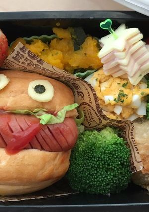 【幼稚園弁当】ホットドッグ弁当-レシピのメイン写真