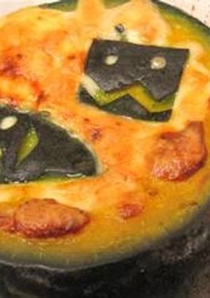 和風★かぼちゃ丸ごとグラタン★豆乳白味噌-レシピのメイン写真