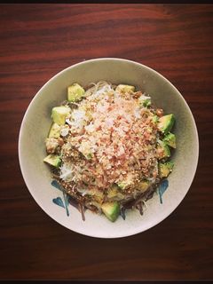 ツナとアボカド納豆お素麺-レシピのメイン写真