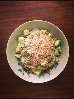ツナとアボカド納豆お素麺-レシピのメイン写真