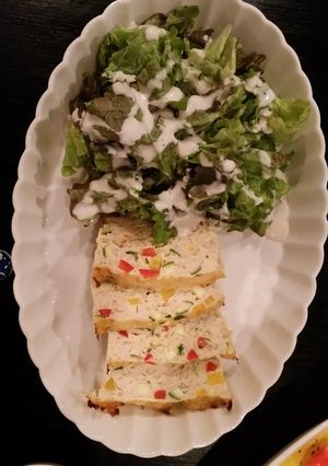 簡単!安い!彩り鶏肉ミートローフ-レシピのメイン写真