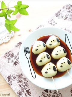 スヌーピー芋もち-レシピのメイン写真