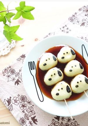 スヌーピー芋もち-レシピのメイン写真
