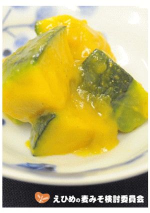 かぼちゃの麦味噌はちみつバター-レシピのメイン写真