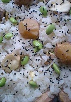 栗☆枝豆☆ご飯-レシピのメイン写真