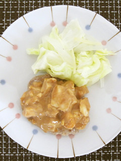 ゆで卵ソースのハンバーグ-レシピのメイン写真