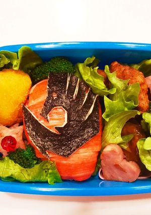 キャラ弁 キュウレンジャー シシレッド-レシピのメイン写真