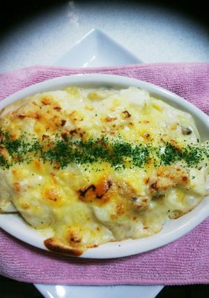 シーフードとポテトのあつあつグラタン-レシピのメイン写真