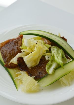 キャベツと牛肉のカレー風味サラダ-レシピのメイン写真