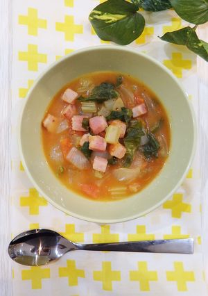 ファインスパイスのセロリとトマトスープ-レシピのメイン写真