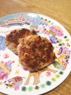 簡単幼児食!卵なしでハンバーグ-レシピのメイン写真
