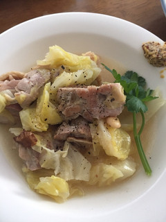 キャベツと鶏肉のスープ煮-レシピのメイン写真