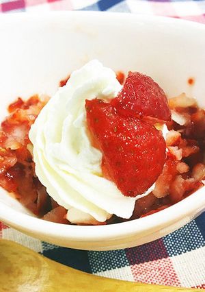 まるごと冷凍イチゴシャーベット-レシピのメイン写真