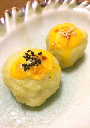 超簡単☆混ぜ・焼きスイートポテト♡-レシピのメイン写真