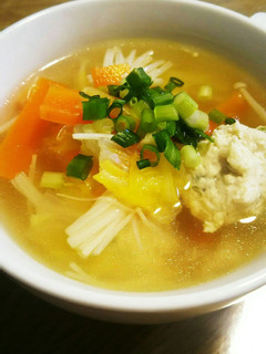 旨味たっぷり☆ふわふわ鶏団子スープ☆-レシピのメイン写真