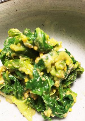 簡単な菜の花の辛子味噌和え-レシピのメイン写真