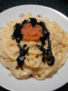 明太子のクリームパスタ-レシピのメイン写真