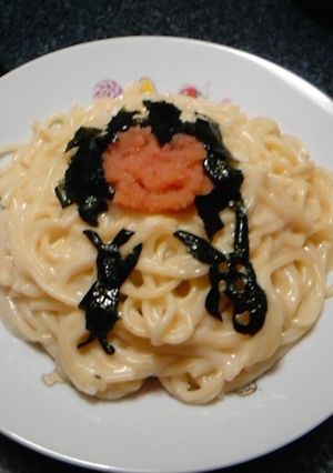 明太子のクリームパスタ-レシピのメイン写真