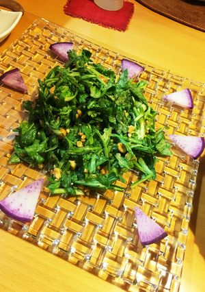 目からウロコ!春菊のサラダ-レシピのメイン写真