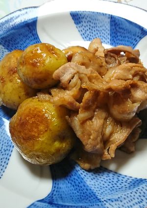 レンジで時短☆新じゃが豚バラの煮ころがし-レシピのメイン写真