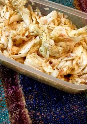 簡単つくおき・黒胡椒香る白菜のツナ和え-レシピのメイン写真