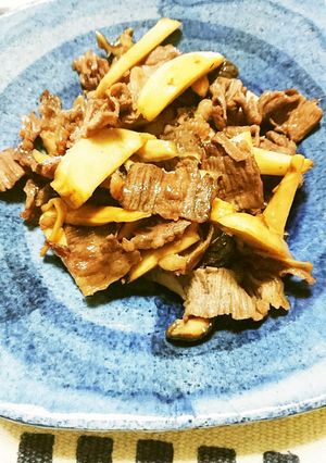 牛肉とエリンギの甘辛炒め-レシピのメイン写真