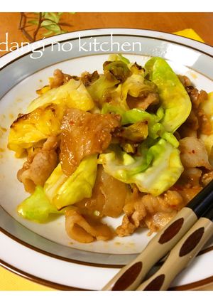 ＊簡単＊めんつゆで＊春キャベツの肉味噌-レシピのメイン写真