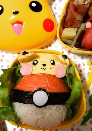 簡単キャラ弁♥卵焼きdeピカチュウ♡-レシピのメイン写真