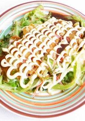 レタスとかにかまのお好み焼き-レシピのメイン写真